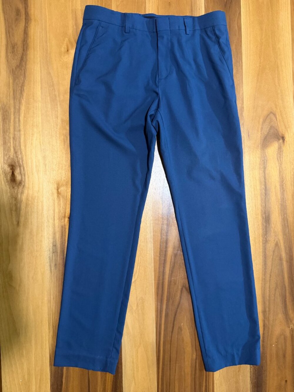 Perry Ellis Portfolio Men's Dress Pants Blue 30x30 Performance Stretch